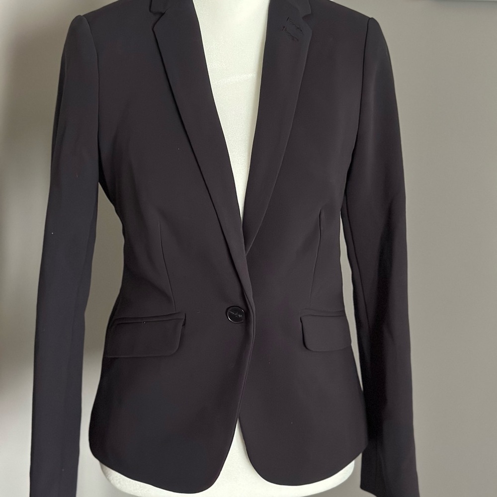 Navy Blue Blazer Suit Jacket- 00- Limited